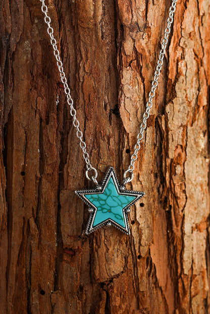 Black Star Pendant Necklace - LA Grand