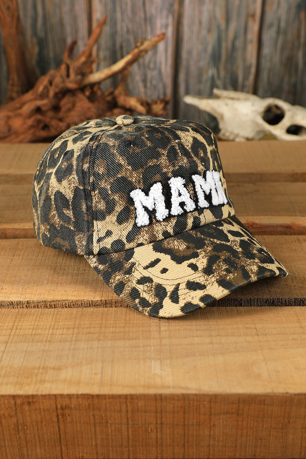 Leopard MAMA Embroidered Leopard Baseball Cap - LA Grand