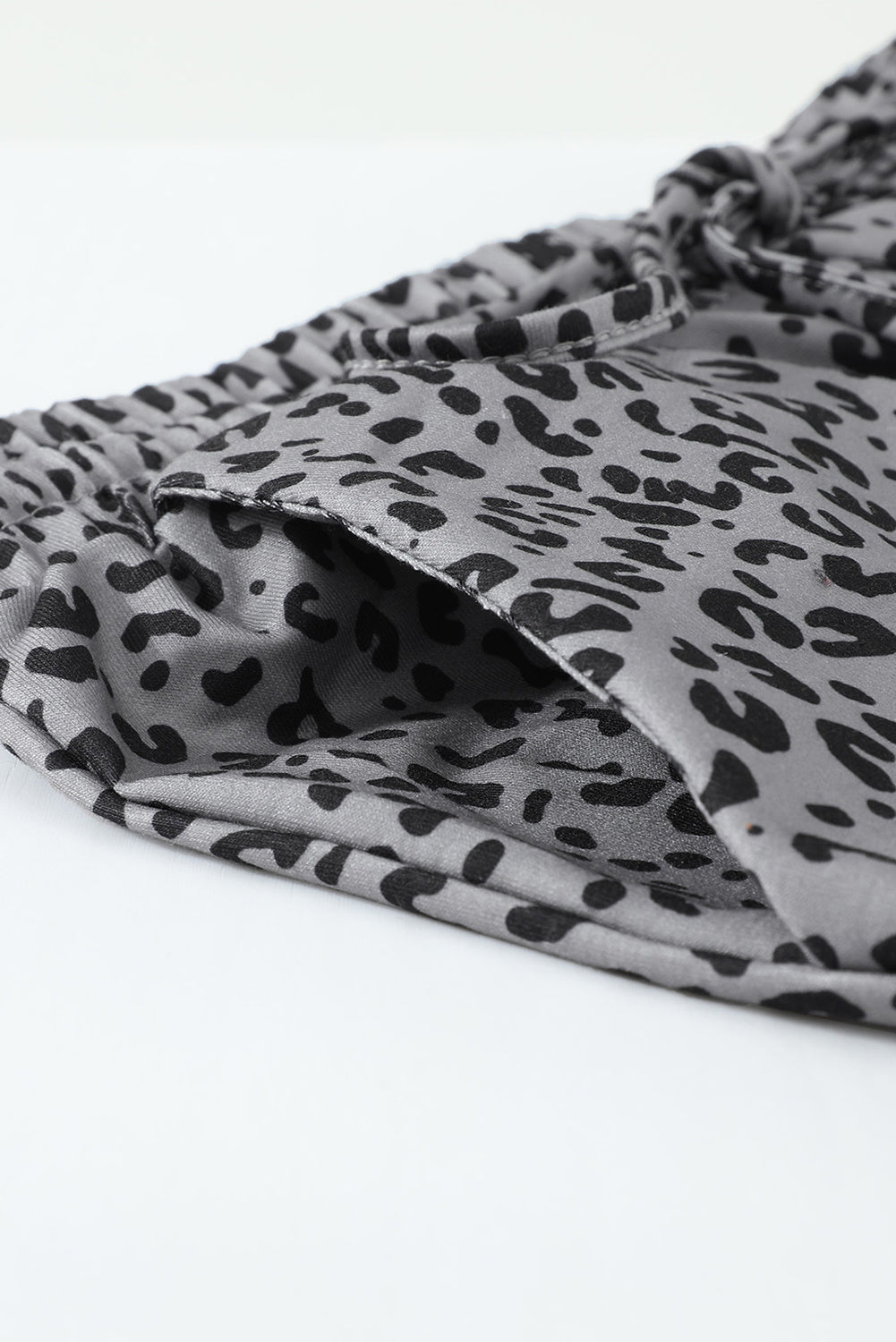 Black Breezy Leopard Joggers - LA Grand