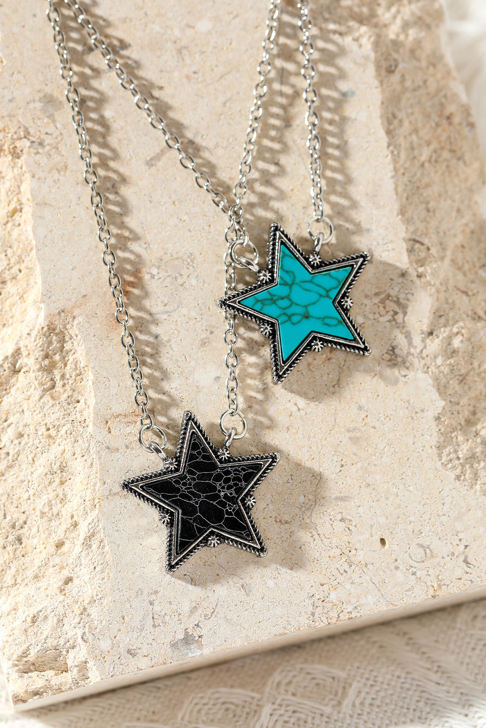 Black Star Pendant Necklace - LA Grand