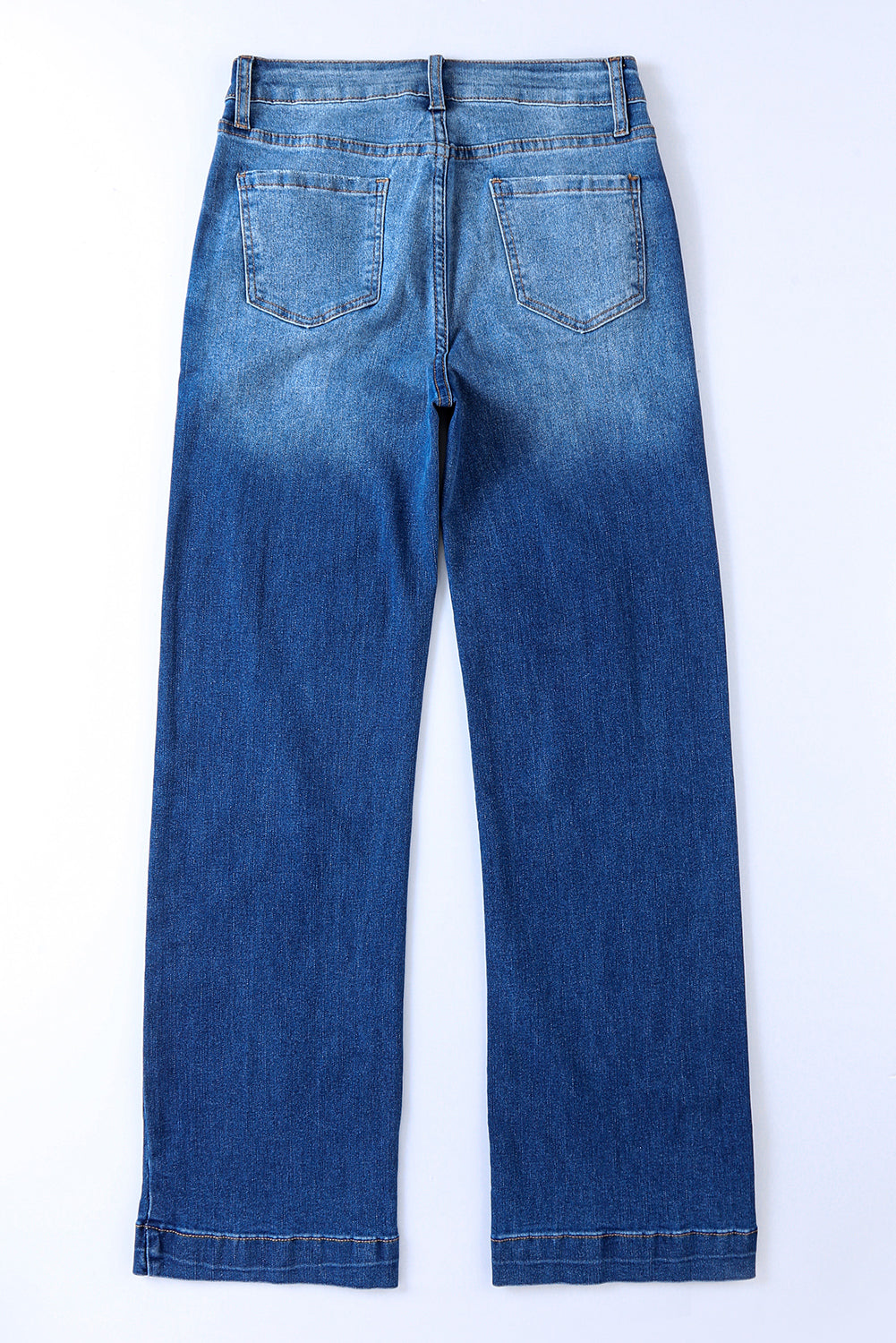 Blue High Rise Wide Leg Jeans - LA Grand