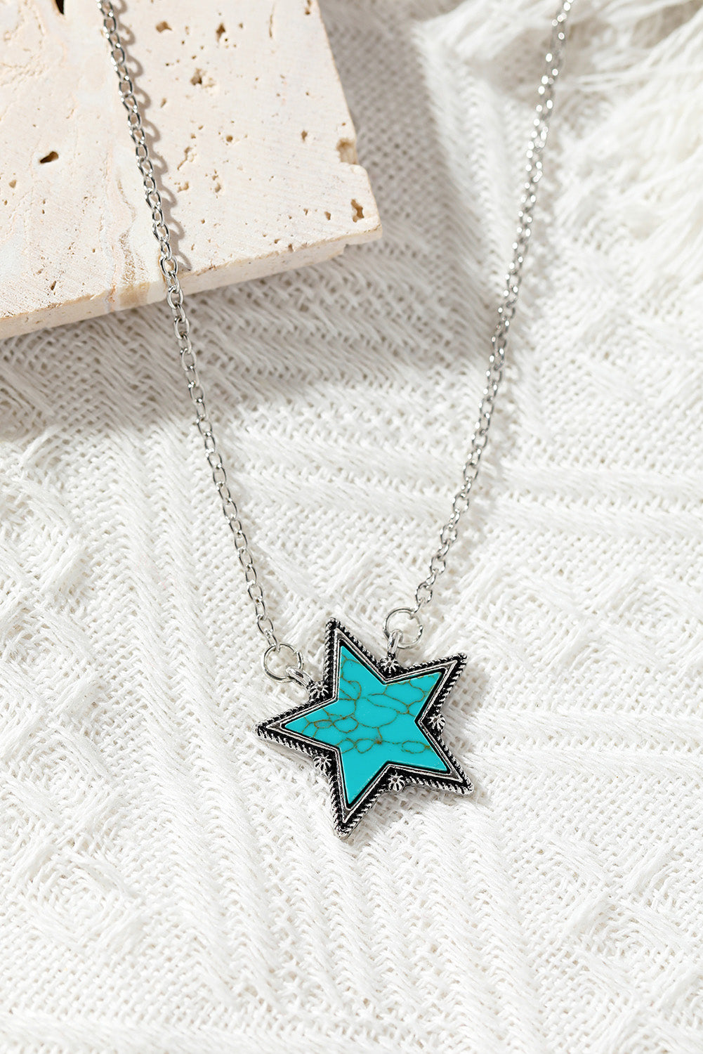 Black Star Pendant Necklace - LA Grand