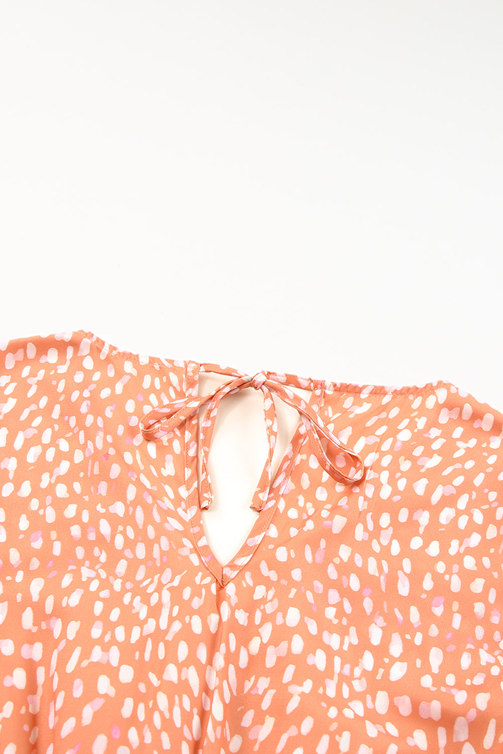 Orange Animal Spotted Print Romper - LA Grand