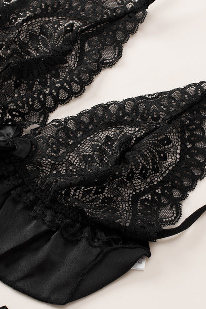 Black Maid of Love Sexy Lingerie Set - LA Grand