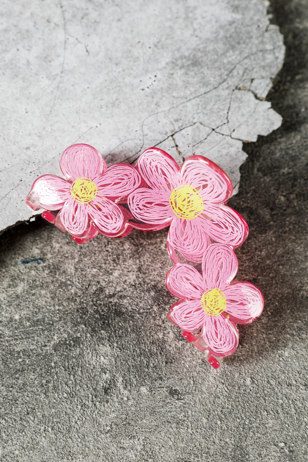 Pink Sweet Flower Claw Hairpin - LA Grand