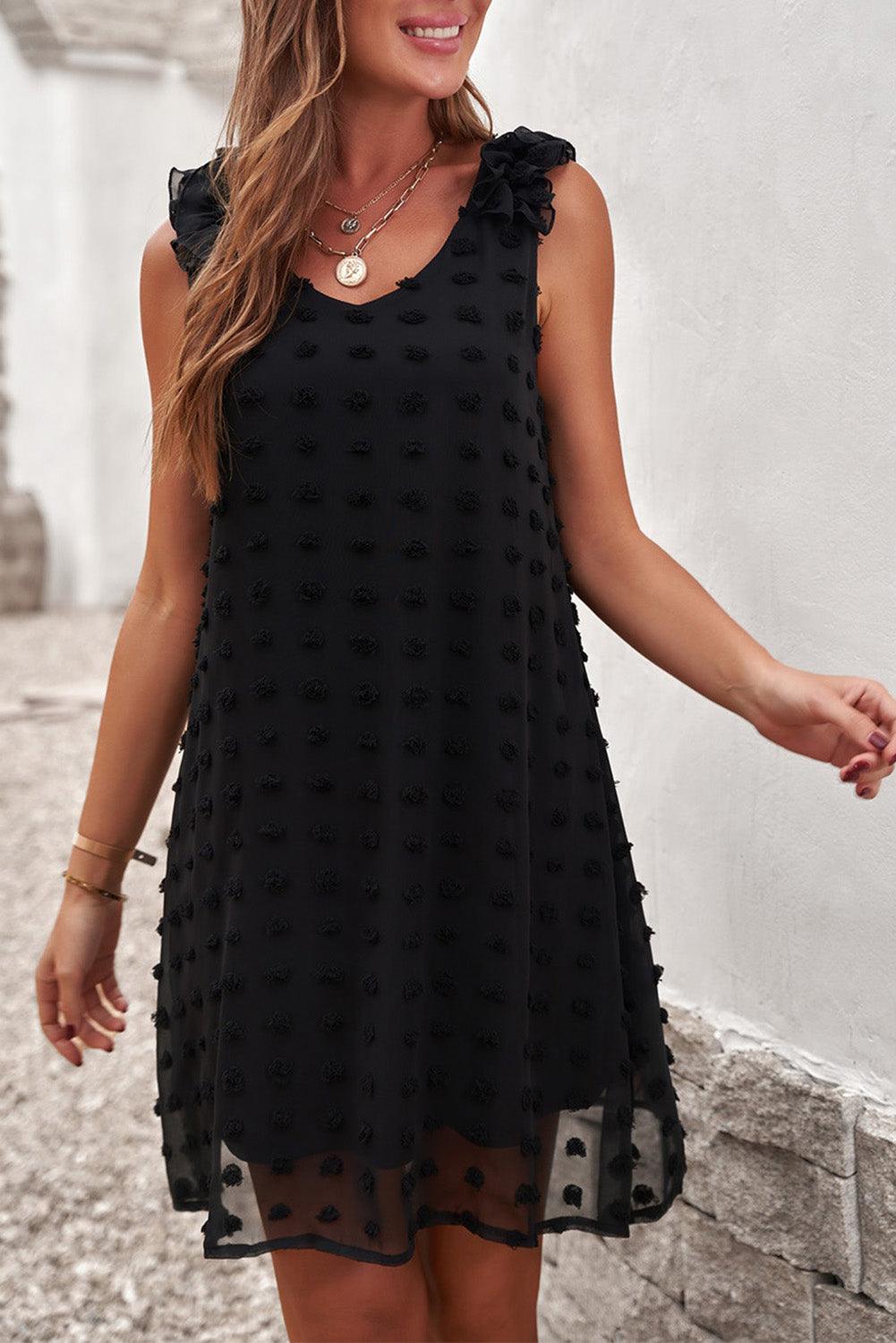 Swiss Dot Mini Dress - LA Grand