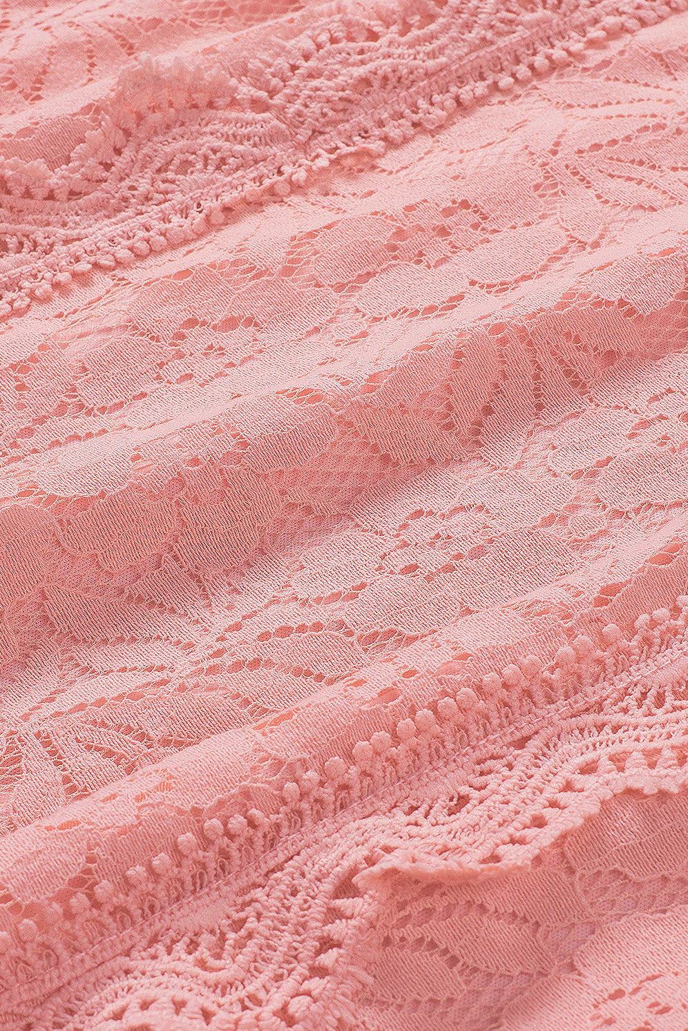 Pink Lace V Neck Tank Top - LA Grand