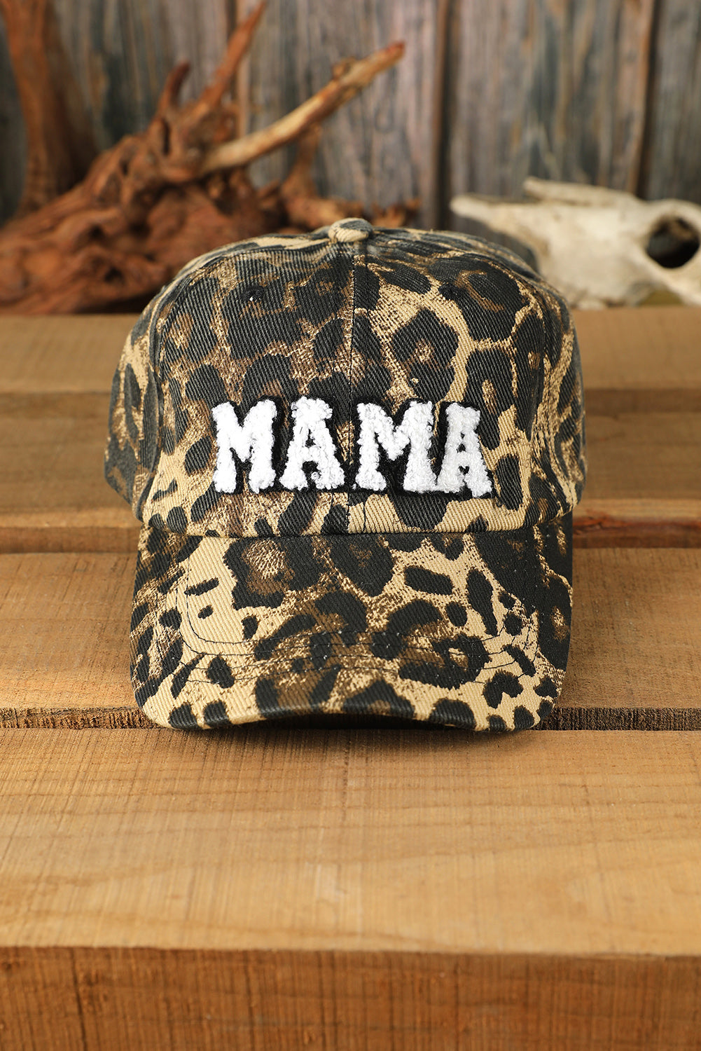 Leopard MAMA Embroidered Leopard Baseball Cap - LA Grand