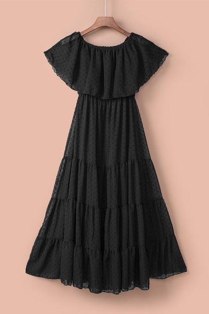 Midnight Sunshine Off-Shoulder Maxi Dress - LA Grand