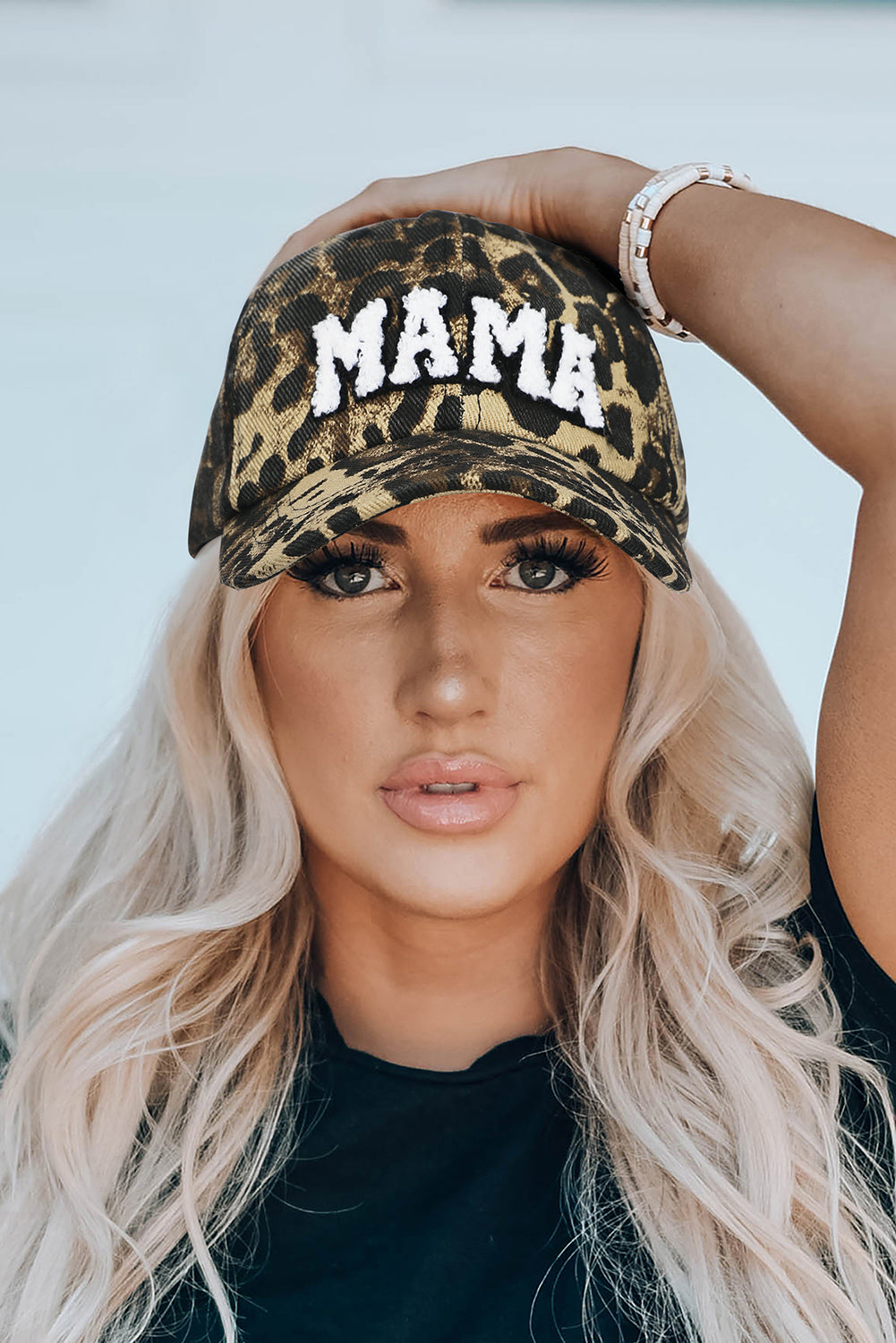 Leopard MAMA Embroidered Leopard Baseball Cap - LA Grand