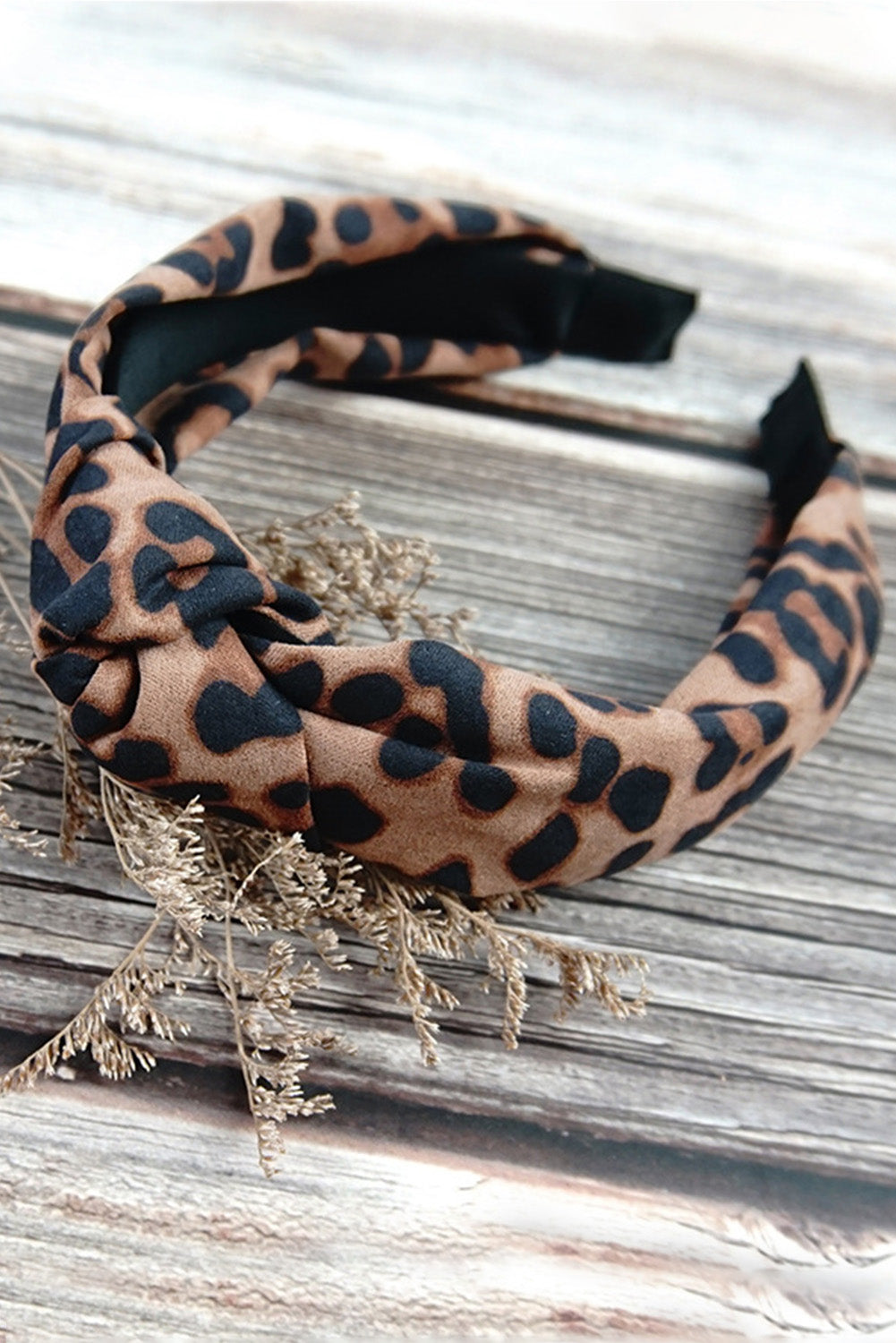 Leopard Bow Knotted Headband 14*18cm - LA Grand