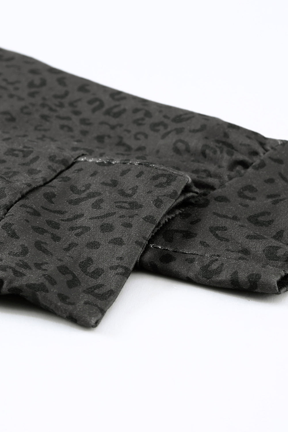 Black Breezy Leopard Joggers - LA Grand