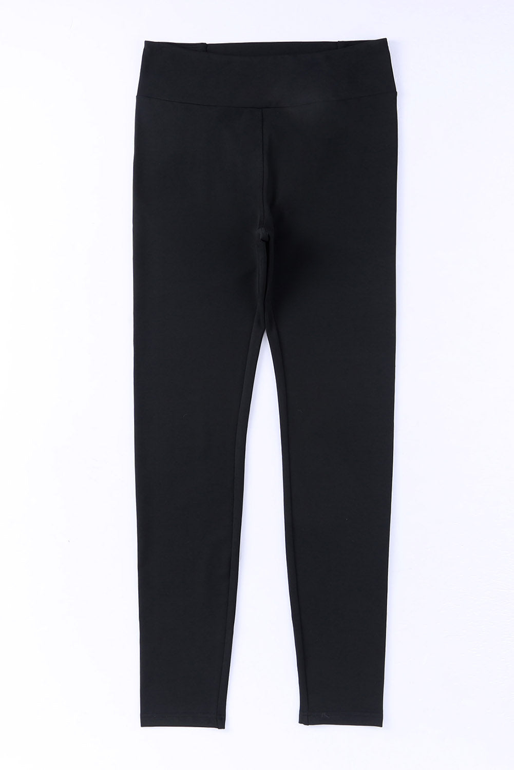 Black Criss Cross Tummy Control High Waist Leggings - LA Grand