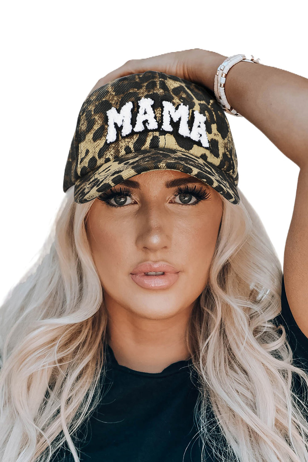 Leopard MAMA Embroidered Leopard Baseball Cap - LA Grand