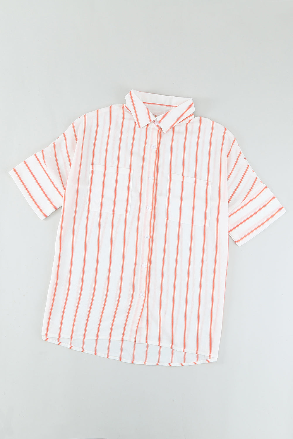 Blue Pocketed Striped Shirt - LA Grand