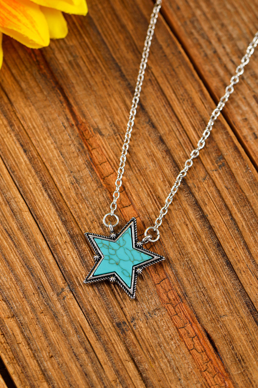 Black Star Pendant Necklace - LA Grand