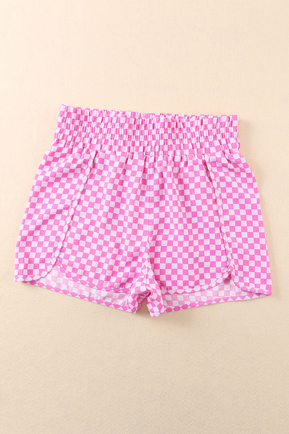 Pink Leopard High Waisted Athletic Shorts - LA Grand