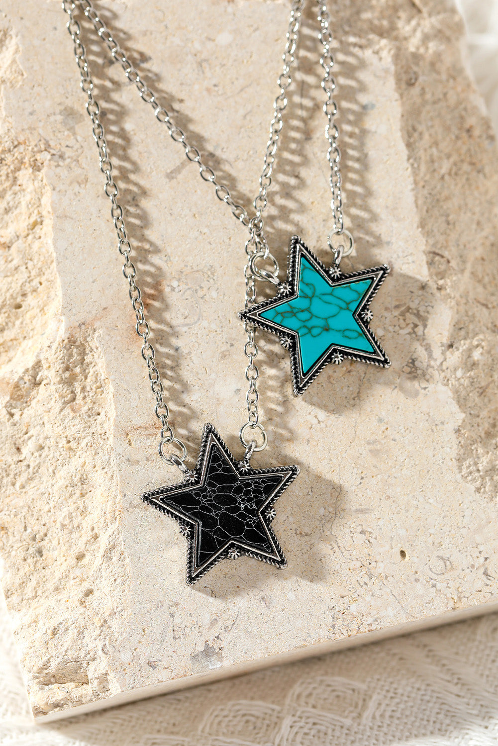 Black Star Pendant Necklace - LA Grand