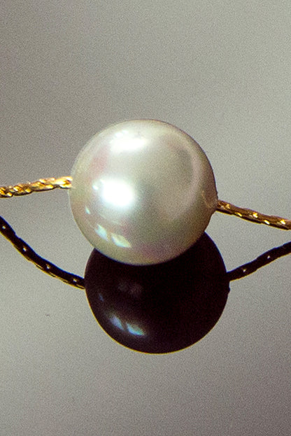 Gold Pearl Pendant Necklace - LA Grand